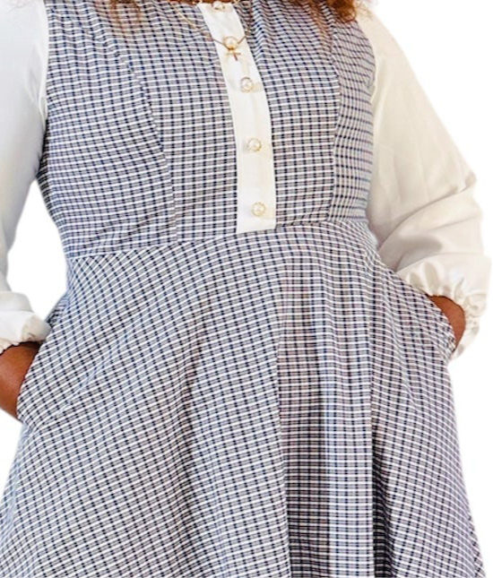 Francesca dress blue