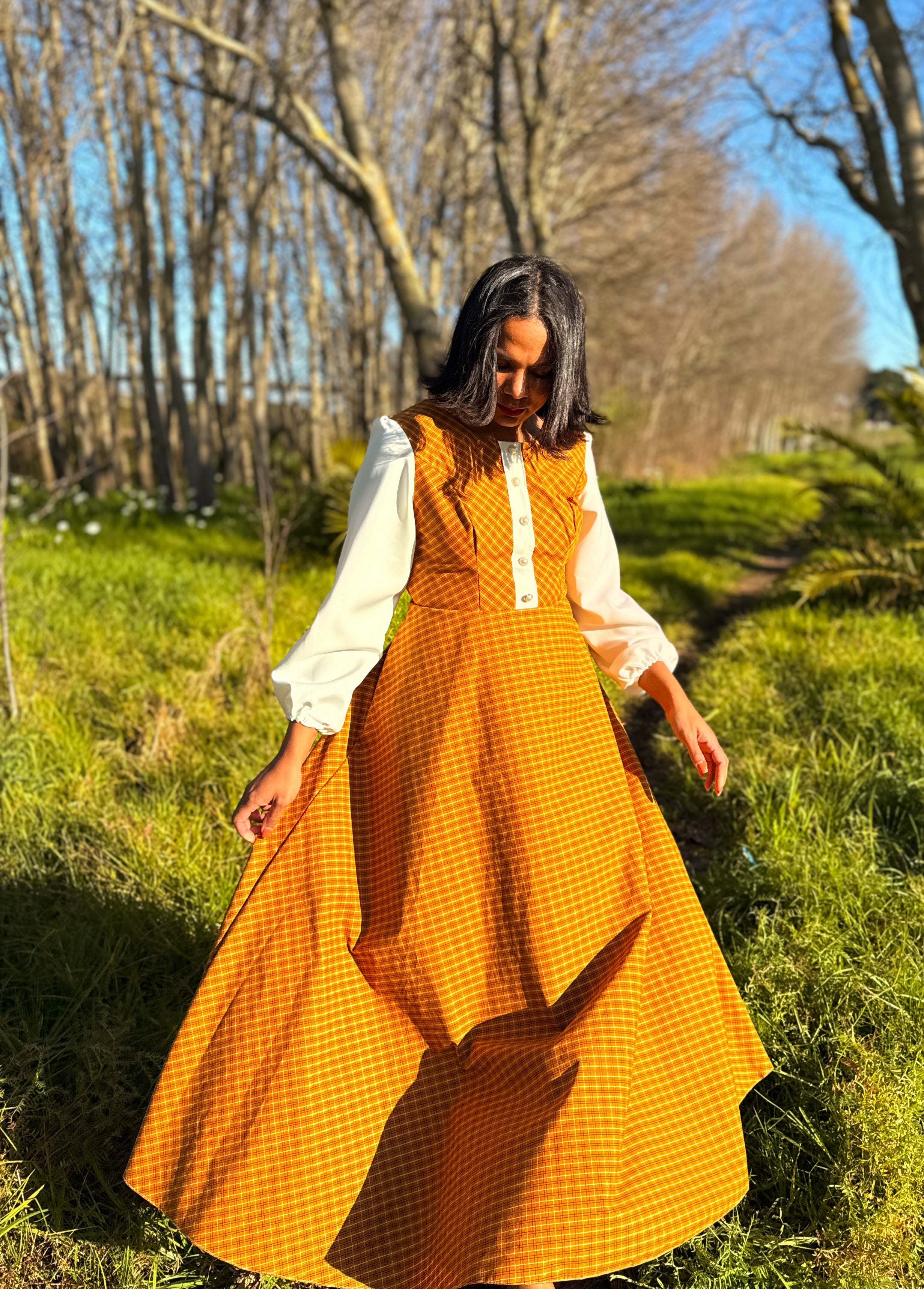 Francesca dress orange