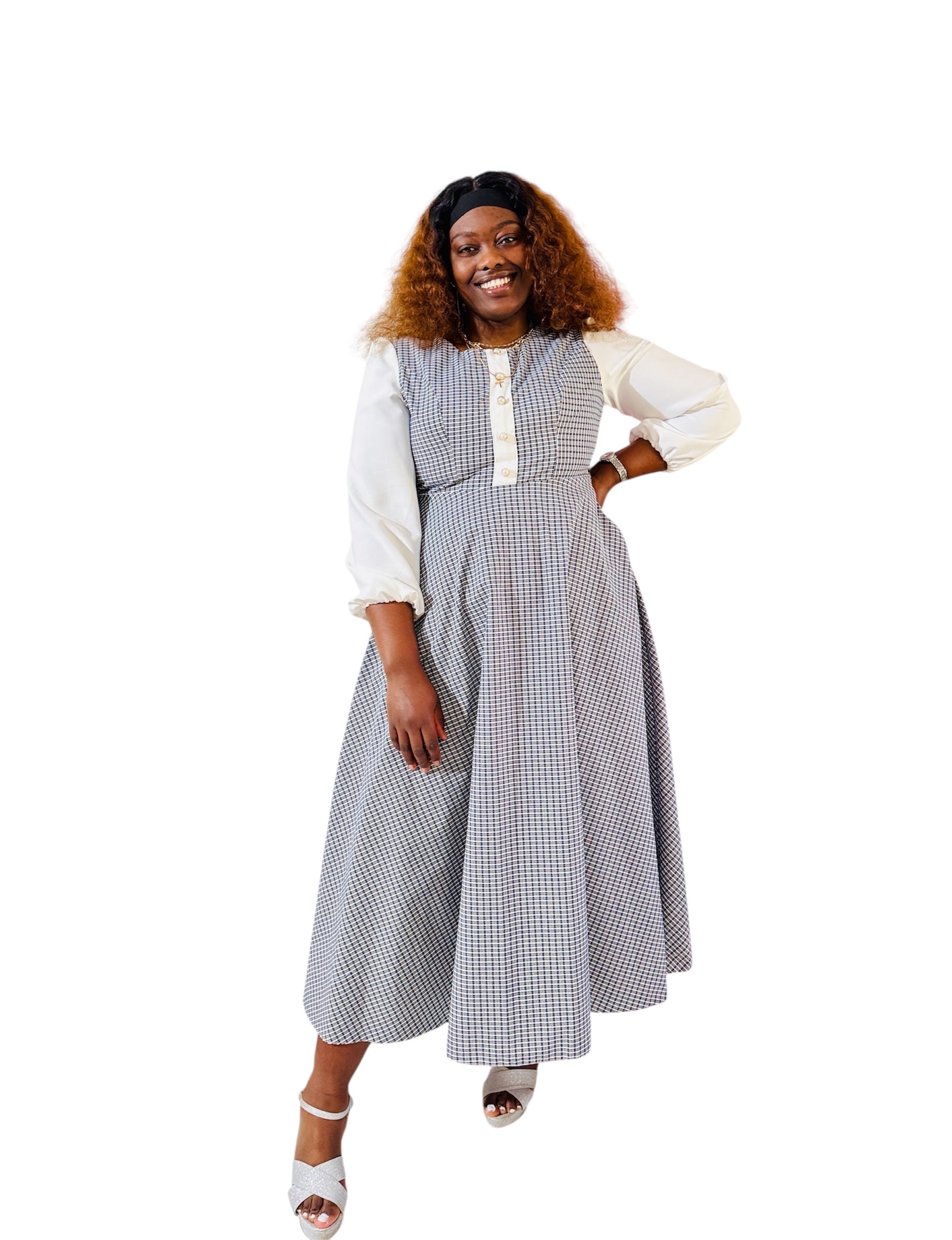 Francesca dress blue