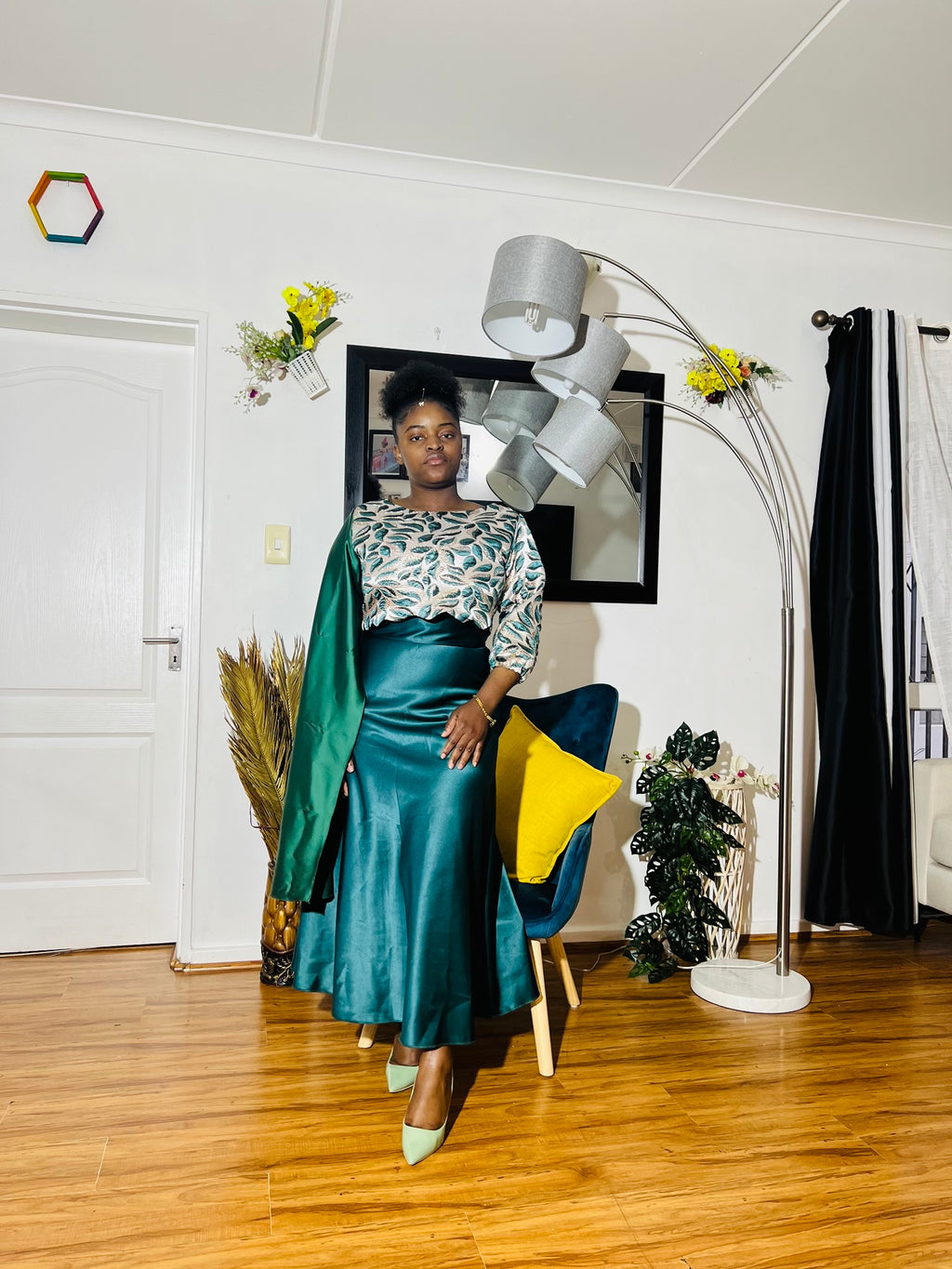 Sapphire Green Dress