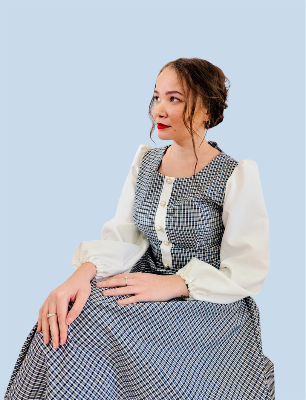 Francesca dress blue