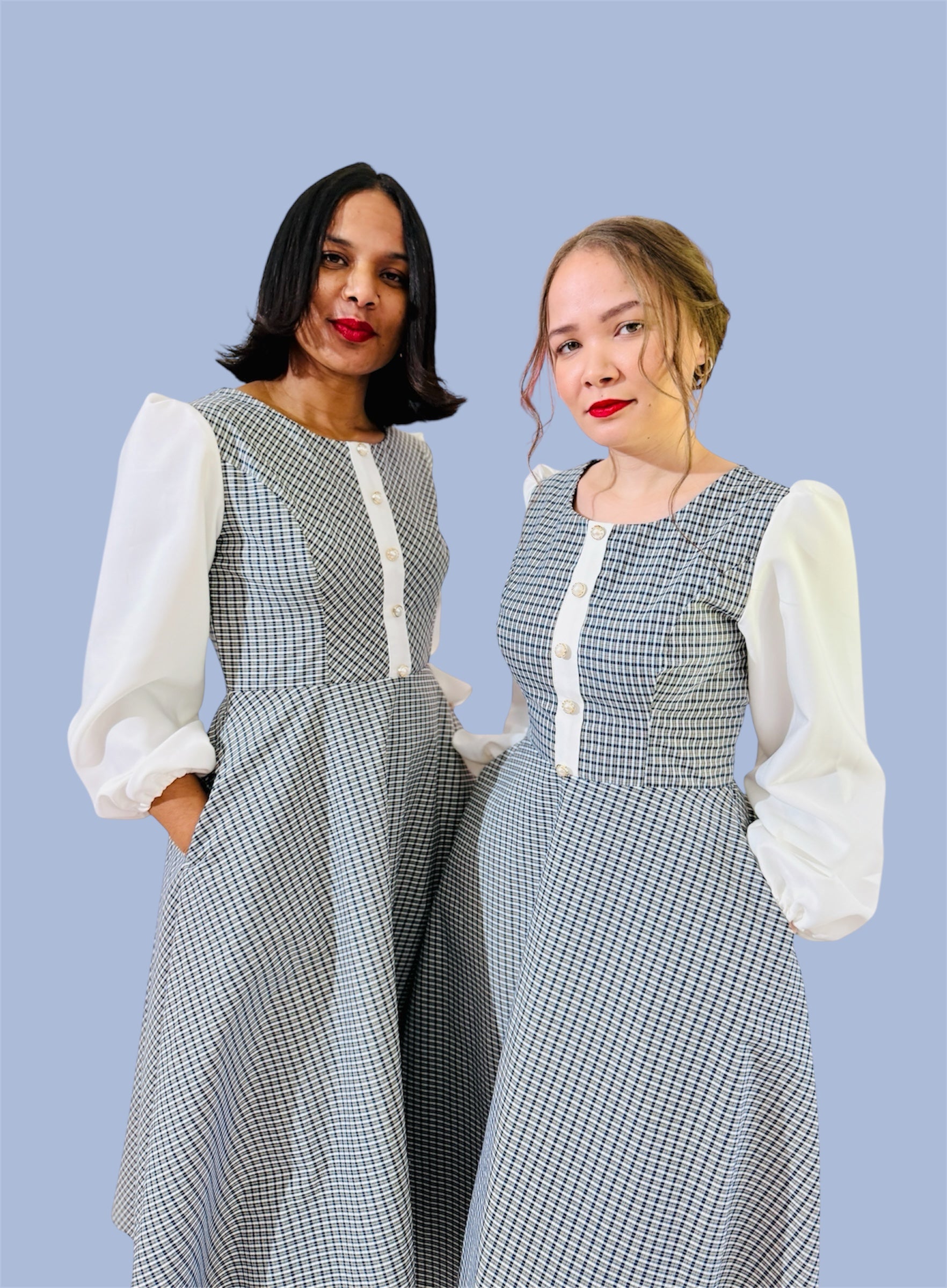 Francesca dress blue