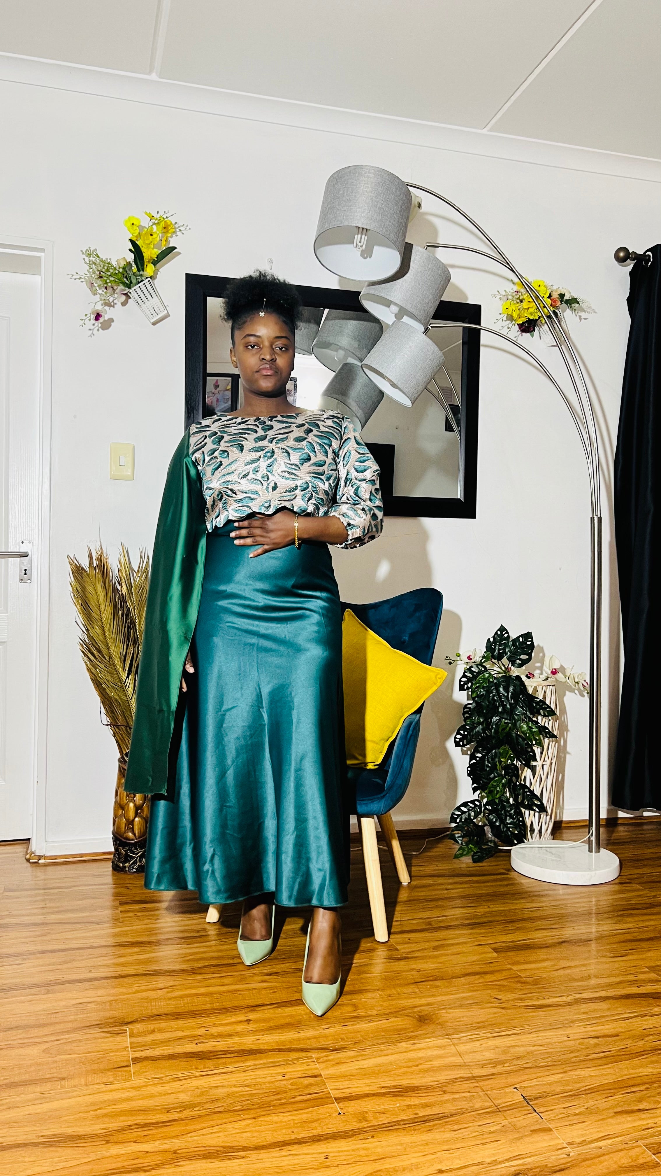 Sapphire Green Dress