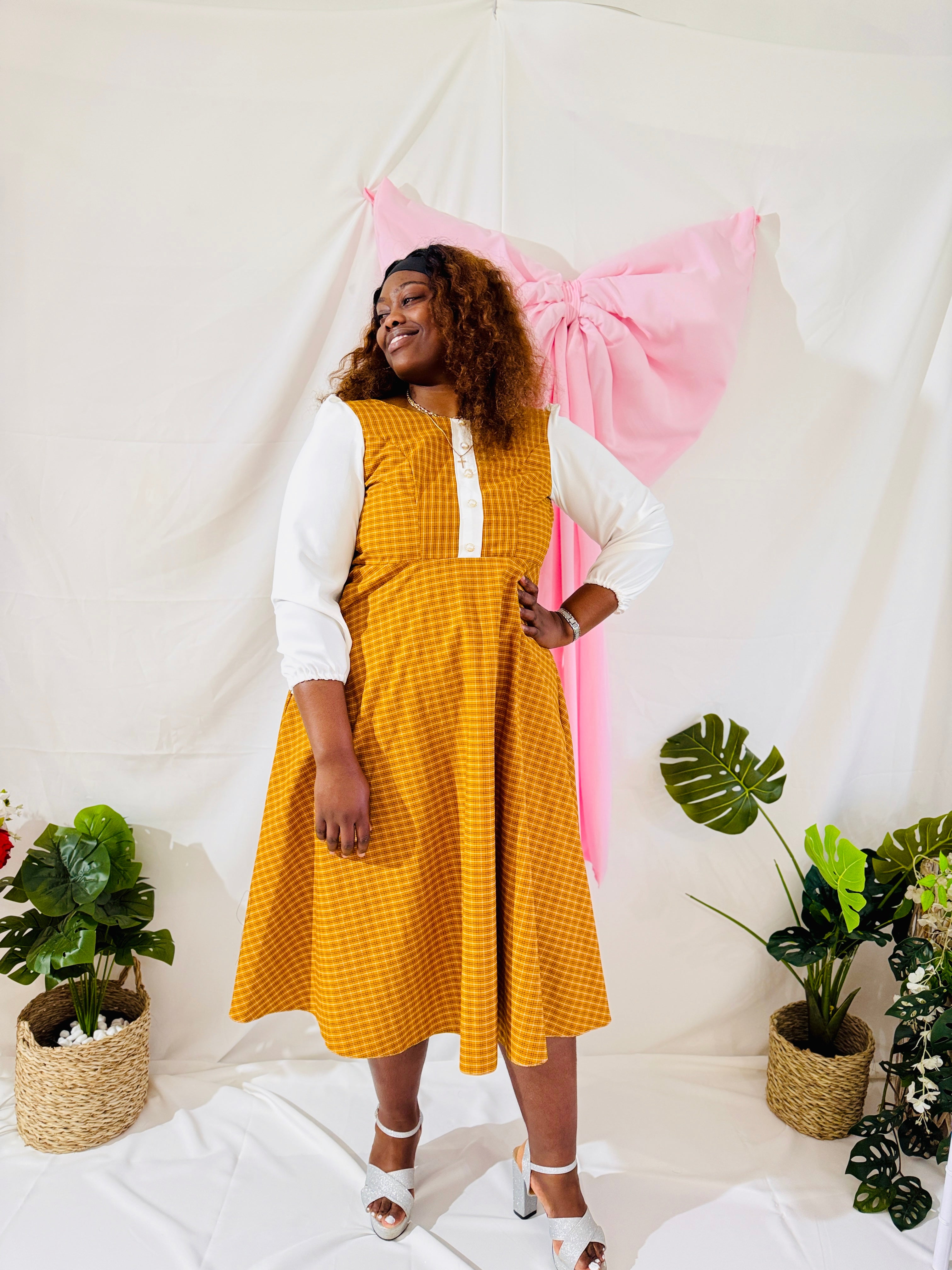 Francesca dress orange