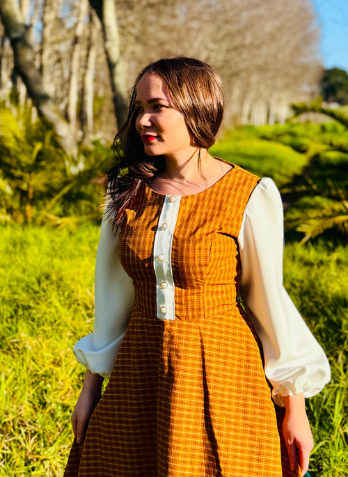 Francesca dress orange