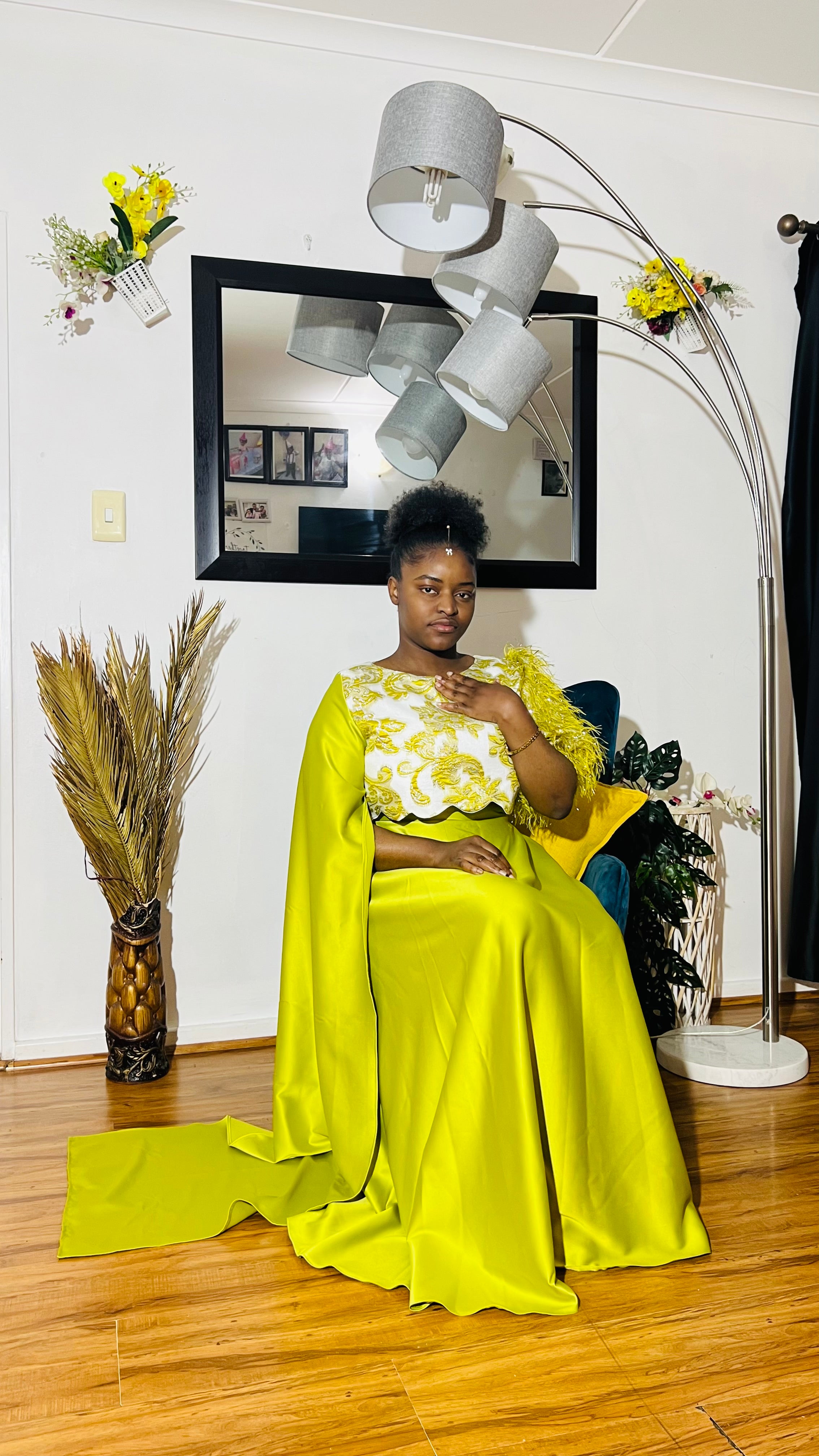 Sapphire Yellow Dress