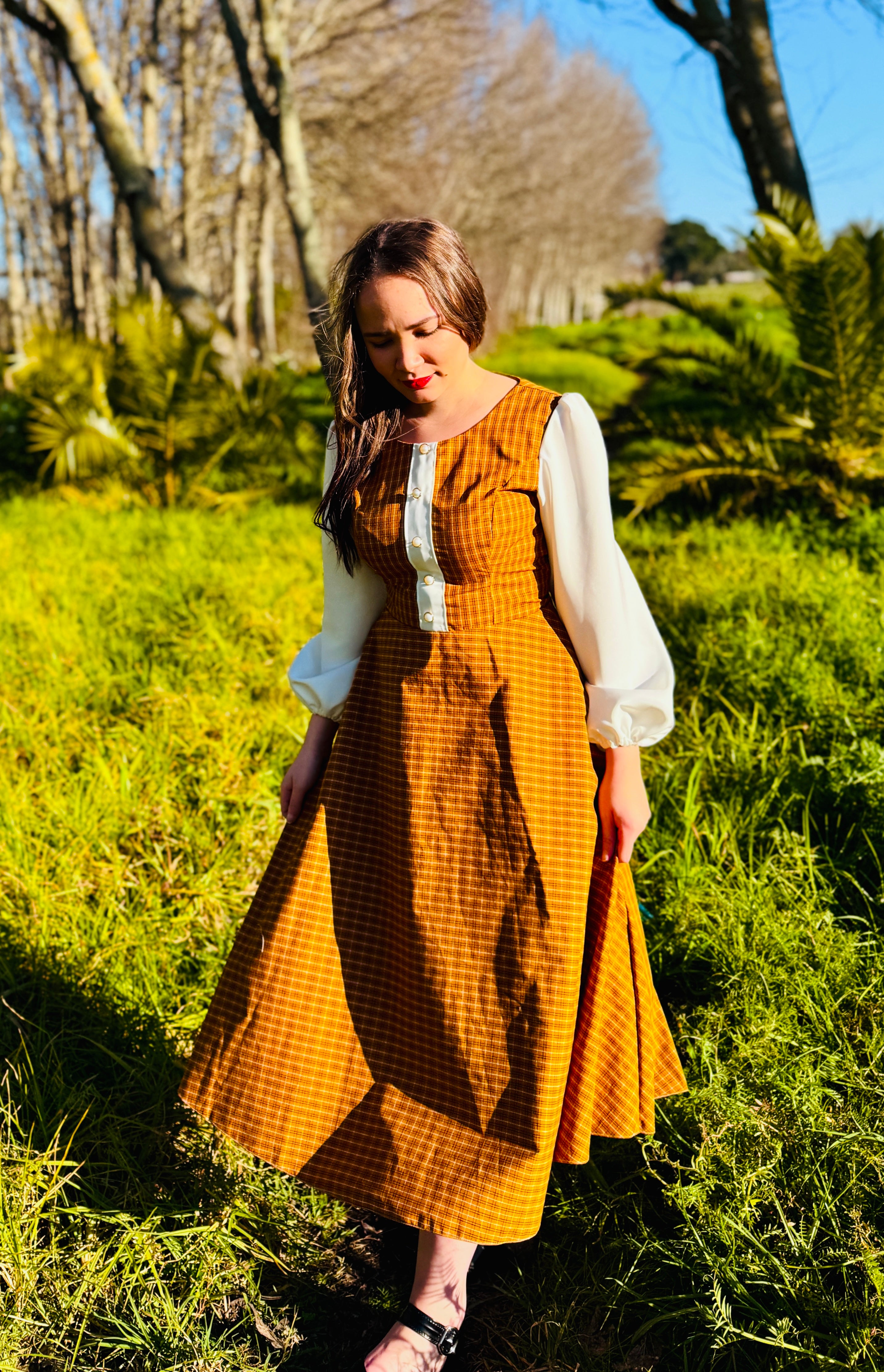 Francesca dress orange