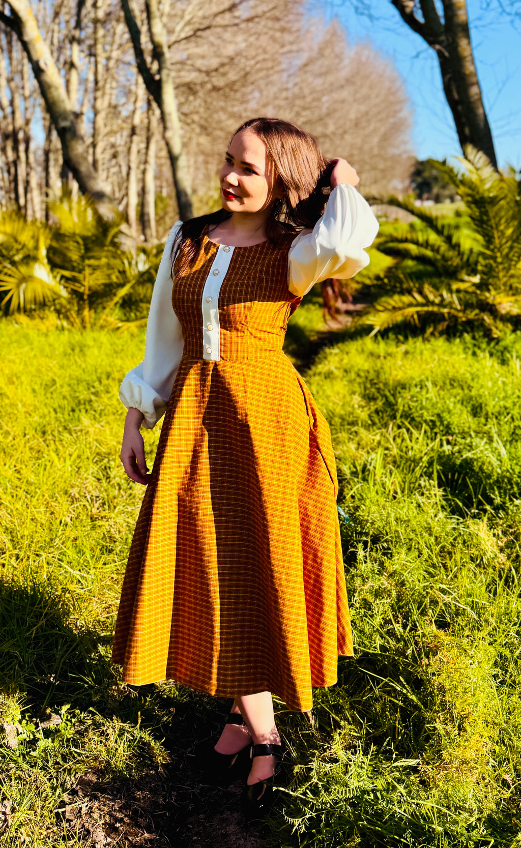 Francesca dress orange