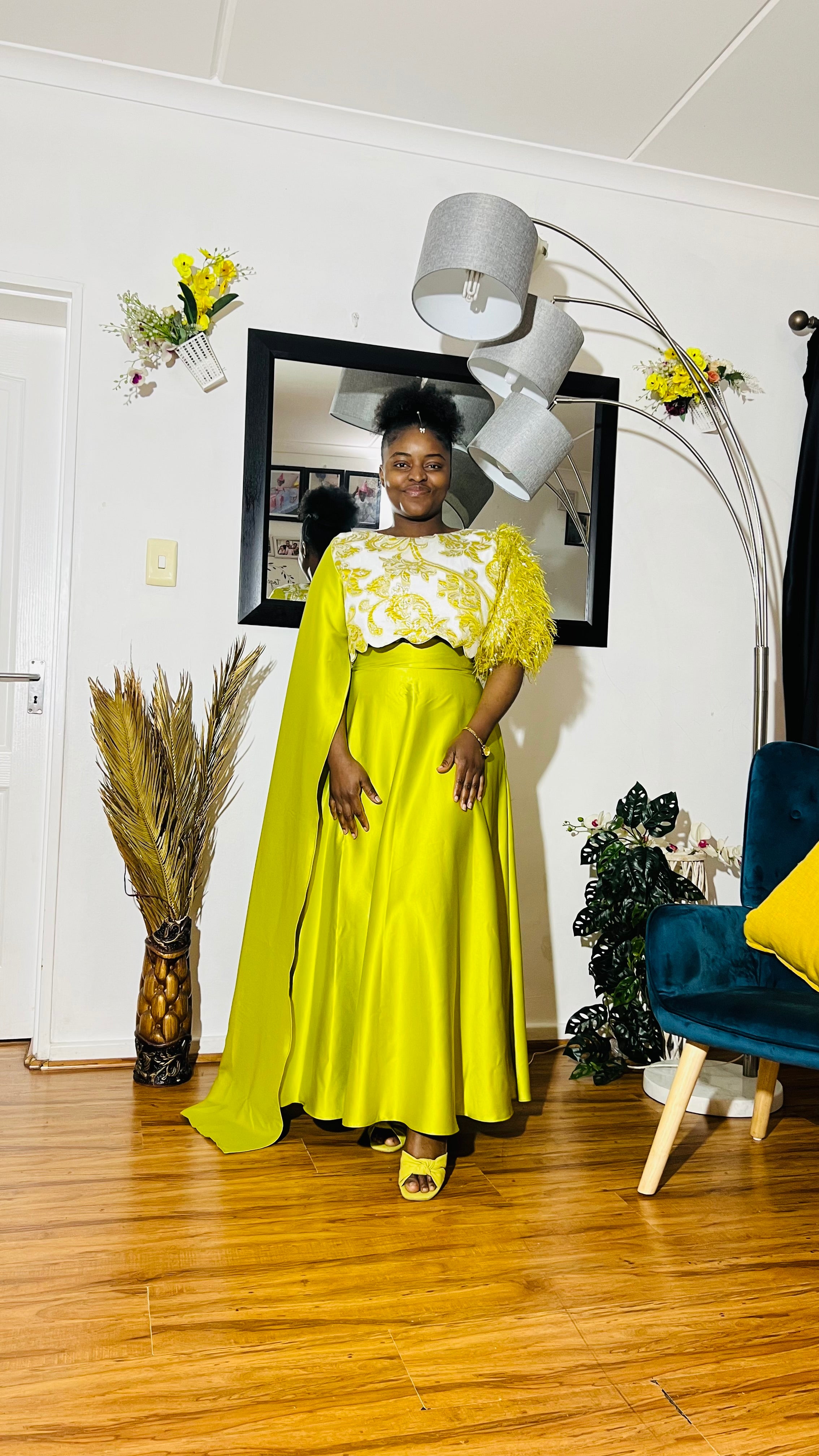 Sapphire Yellow Dress