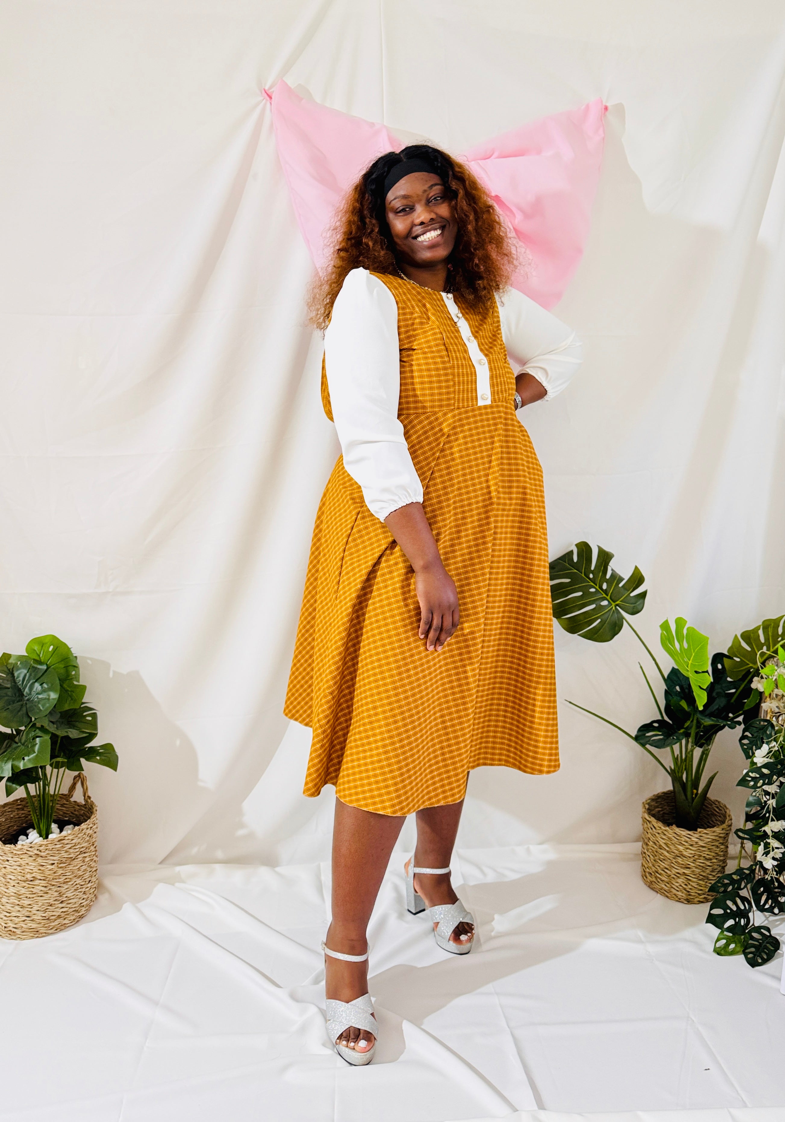 Francesca dress orange