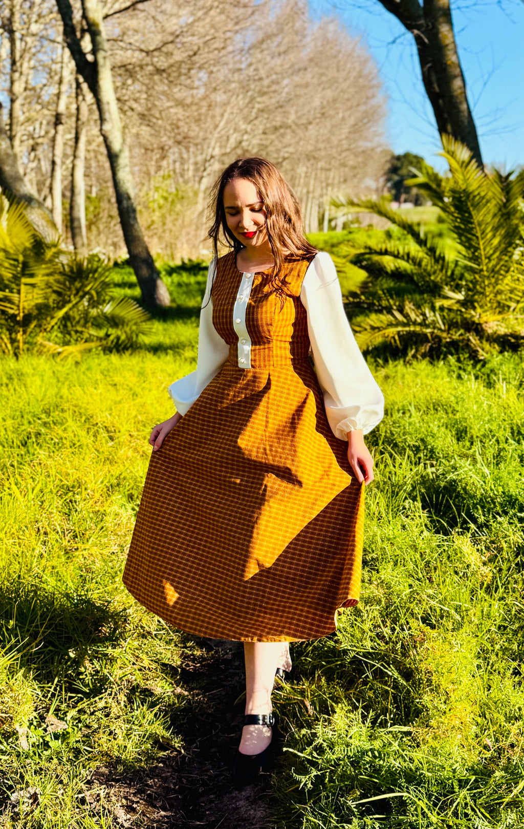 Francesca dress orange