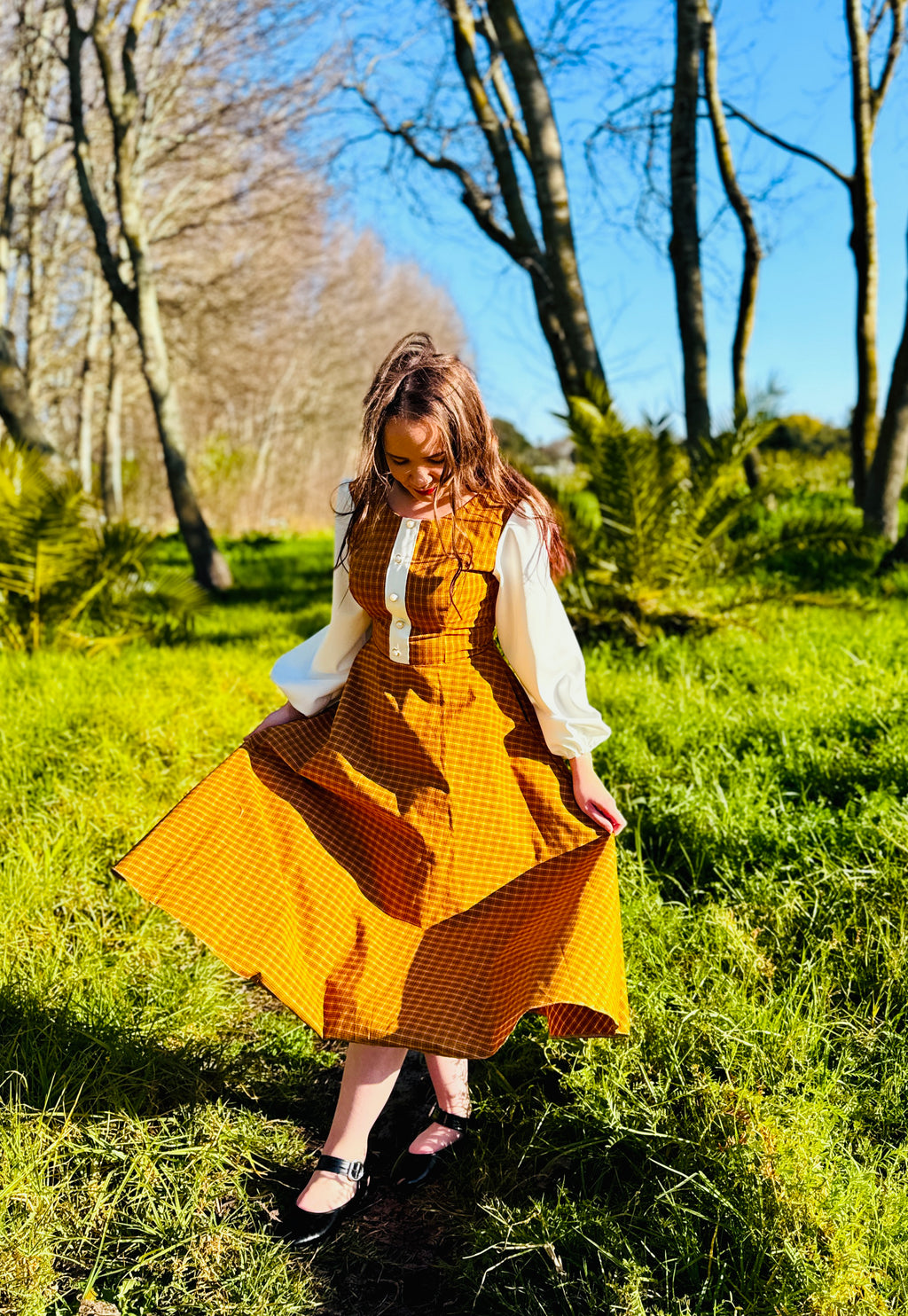 Francesca dress orange