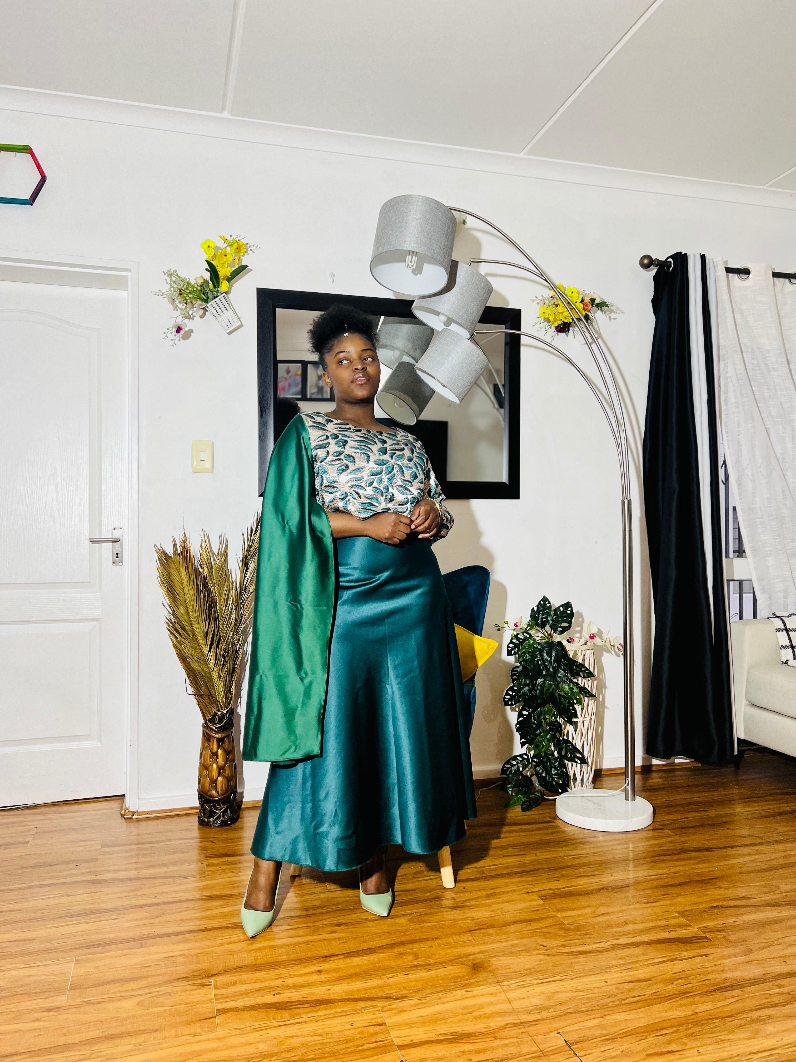 Sapphire Green Dress