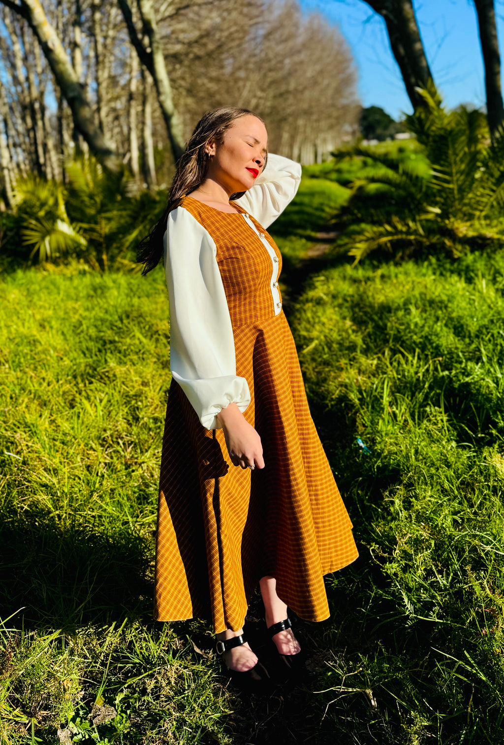 Francesca dress orange