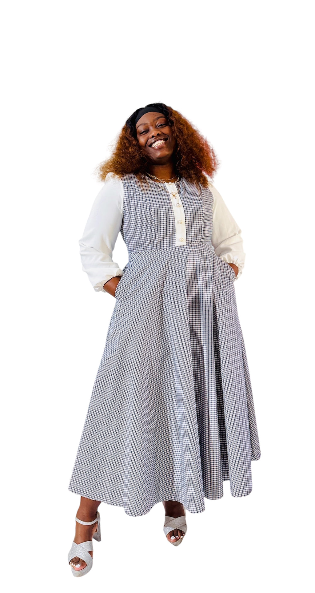 Francesca dress blue