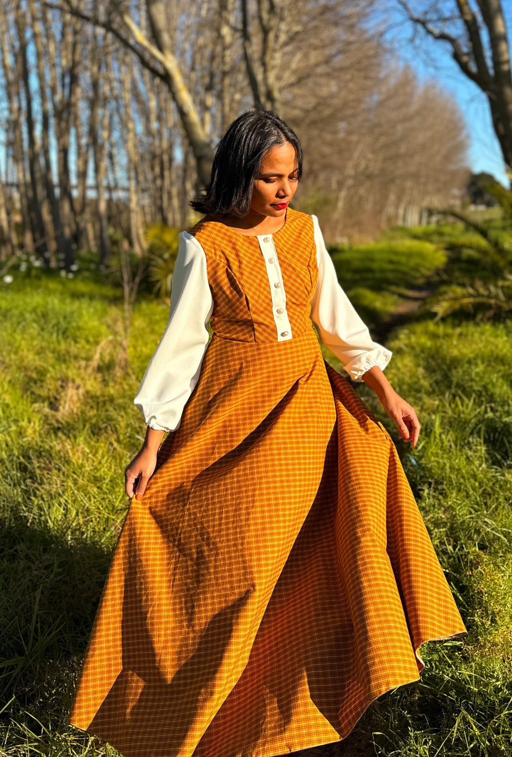 Francesca dress orange