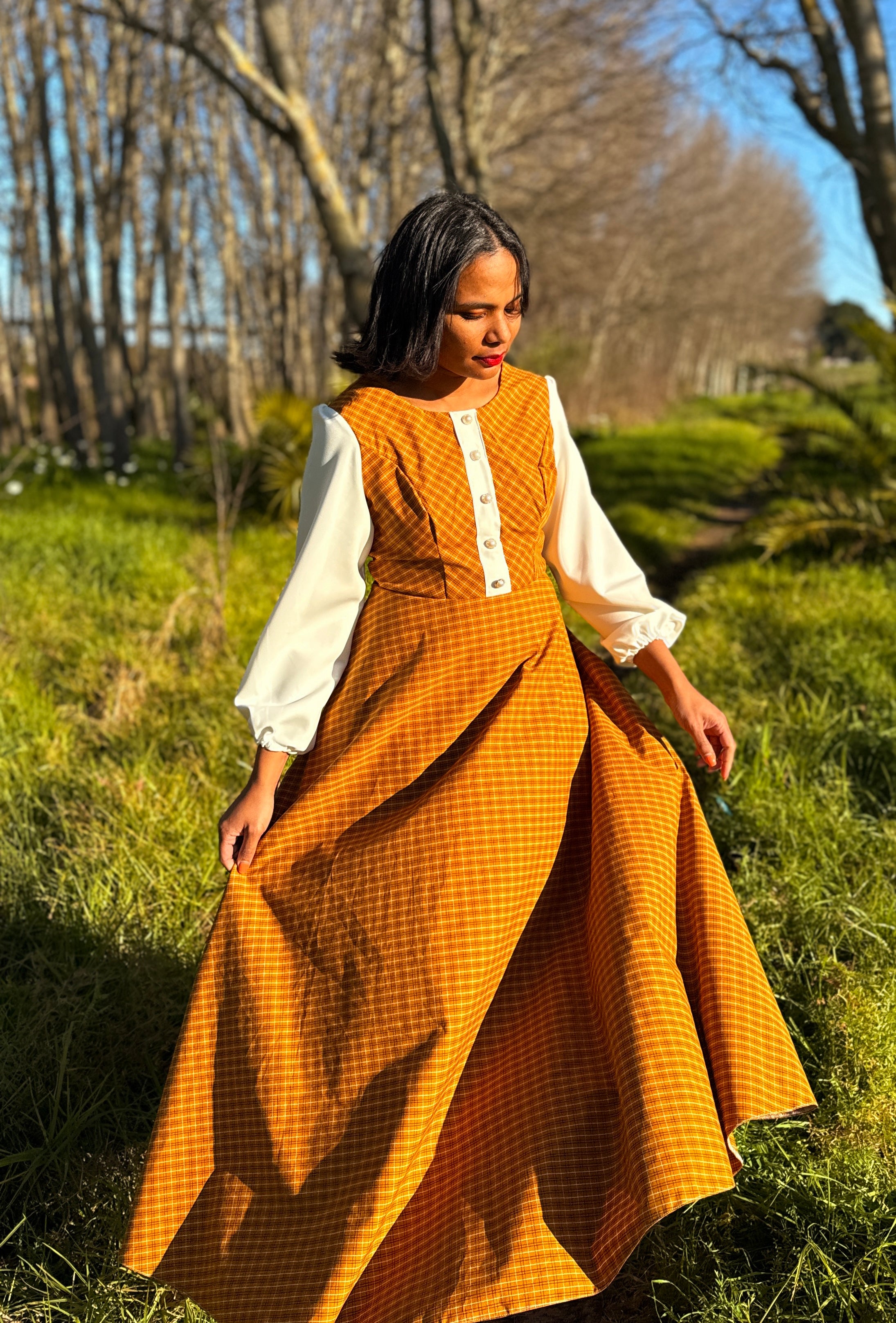 Francesca dress orange