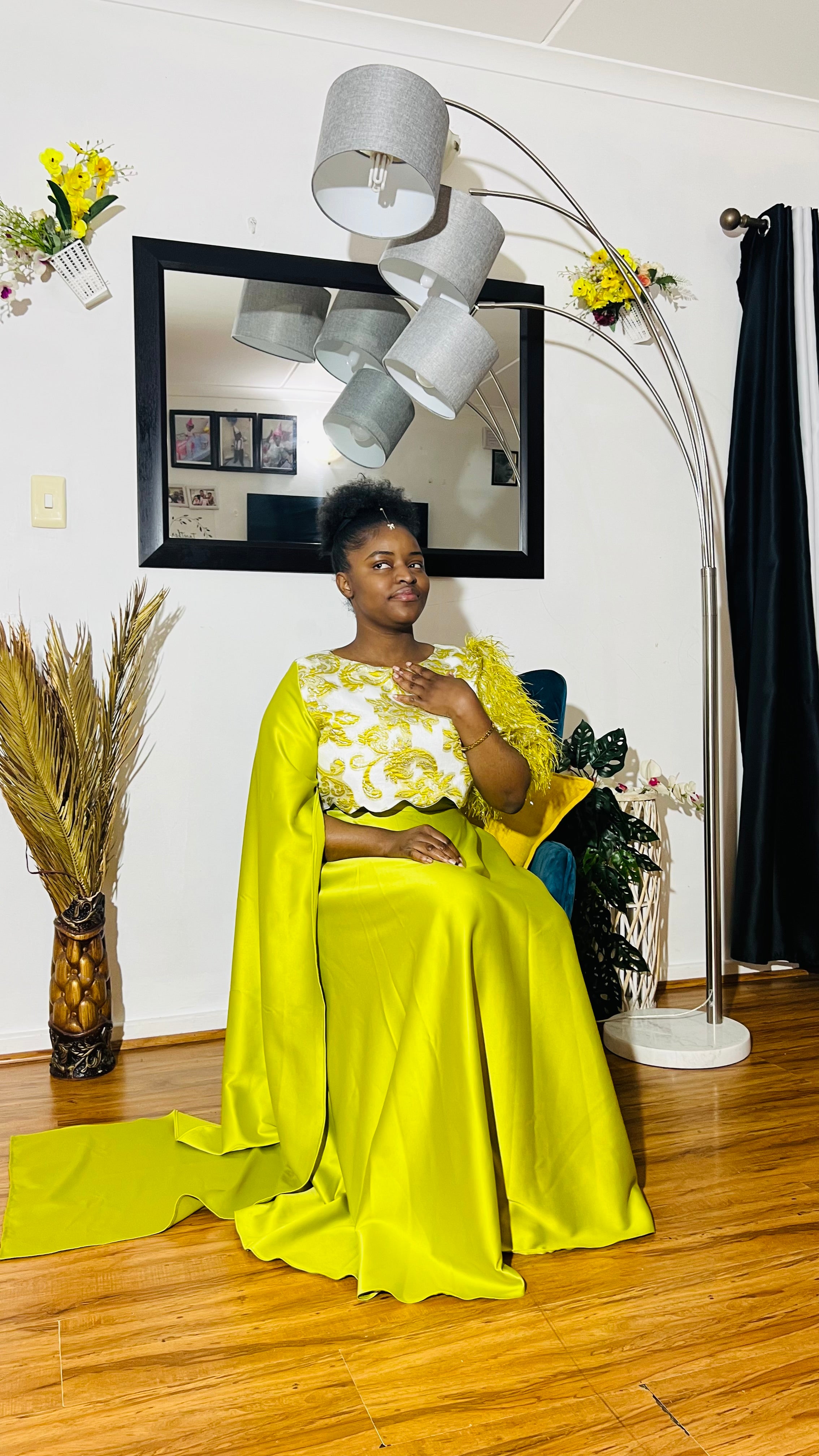 Sapphire Yellow Dress