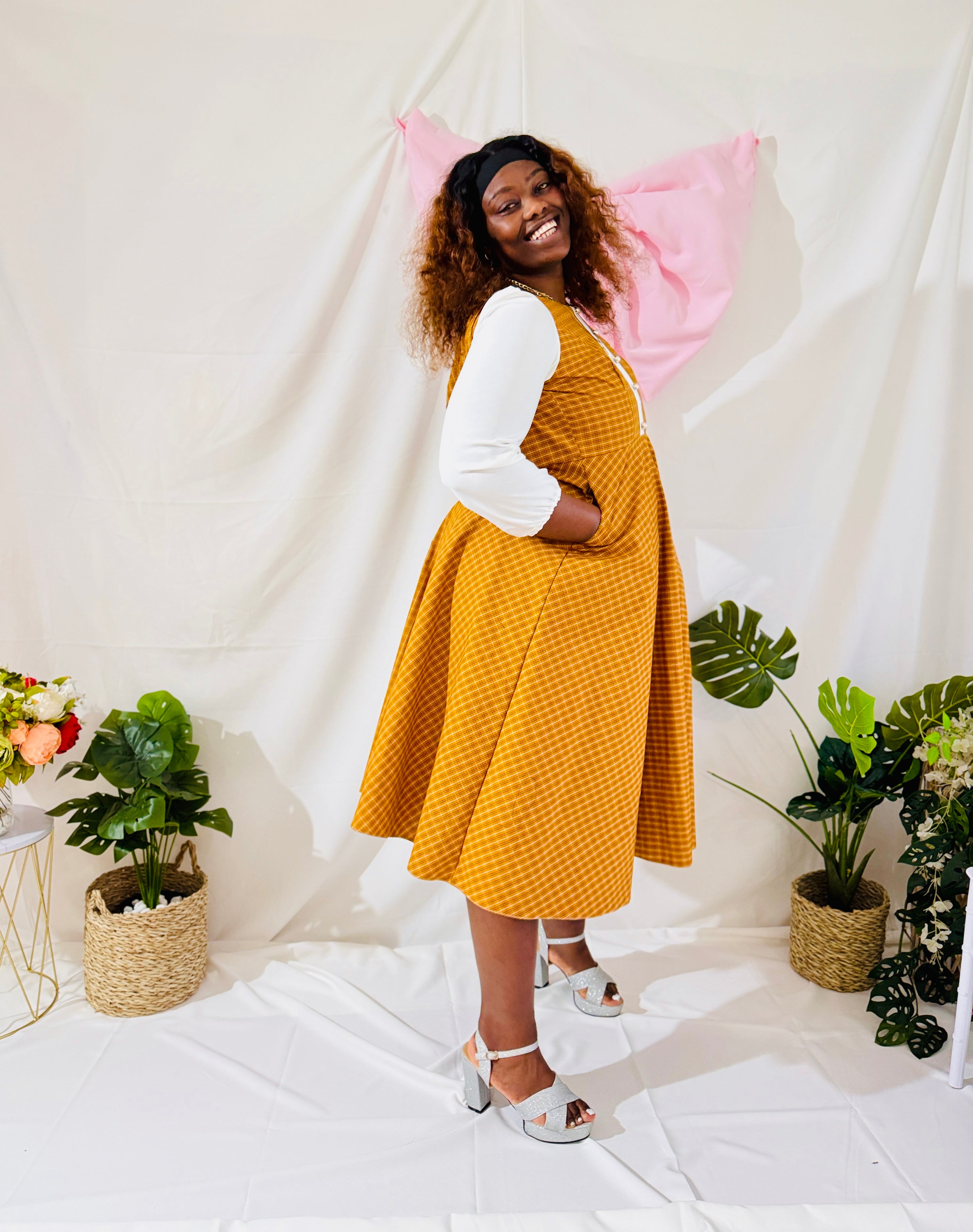 Francesca dress orange