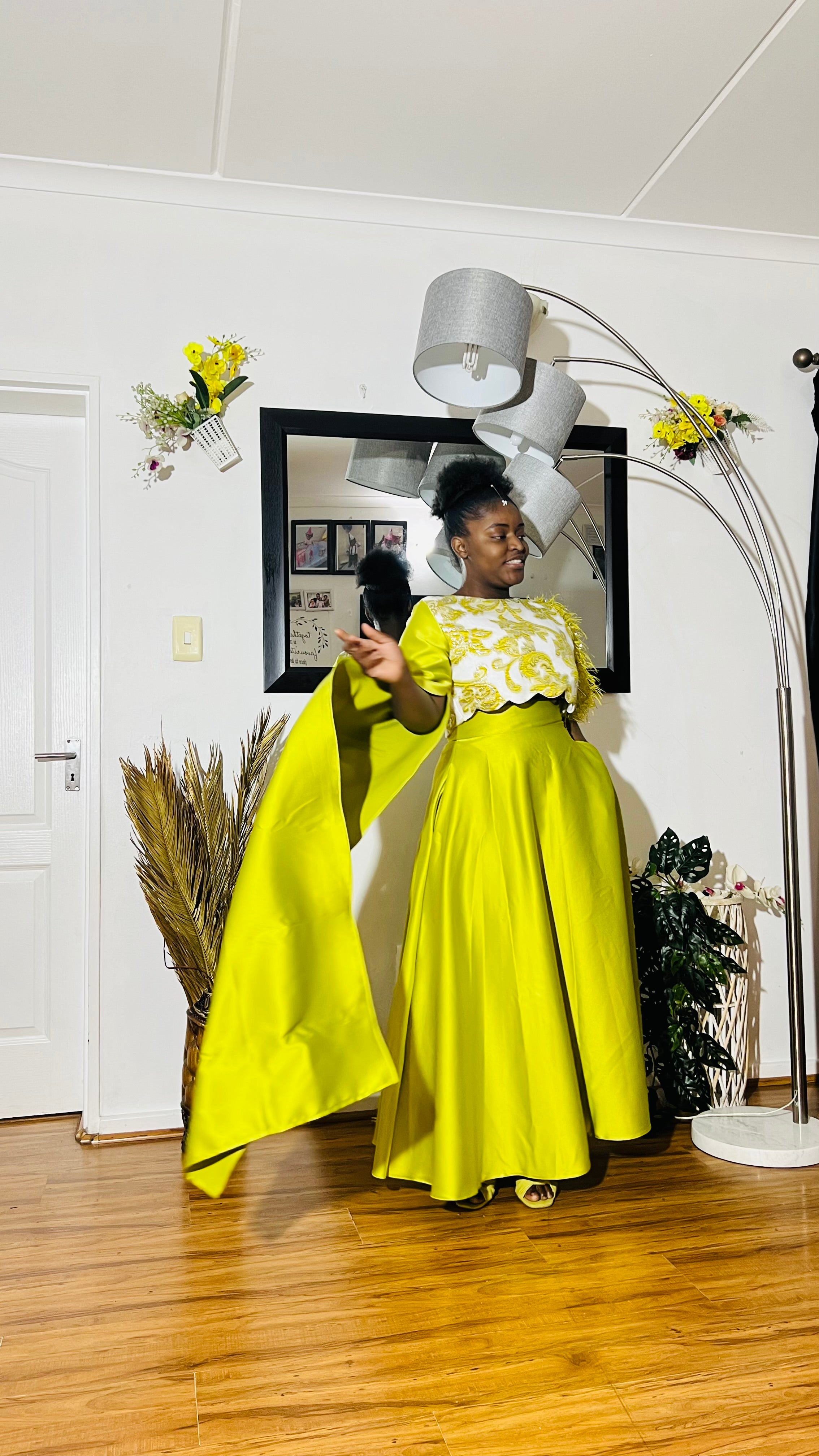 Sapphire Yellow Dress