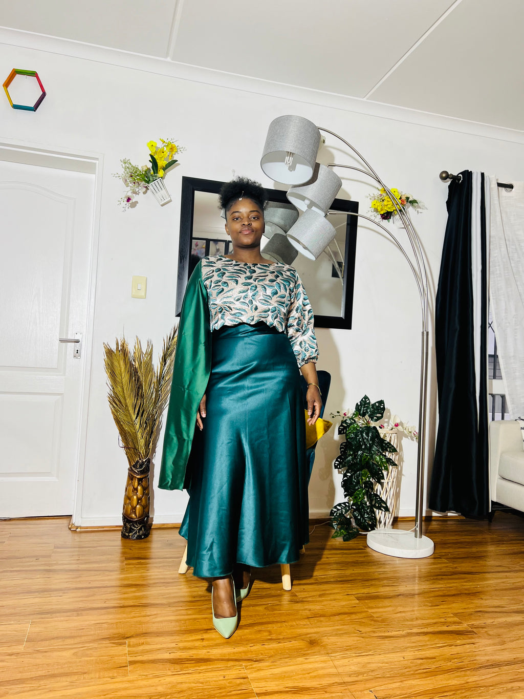 Sapphire Green Dress