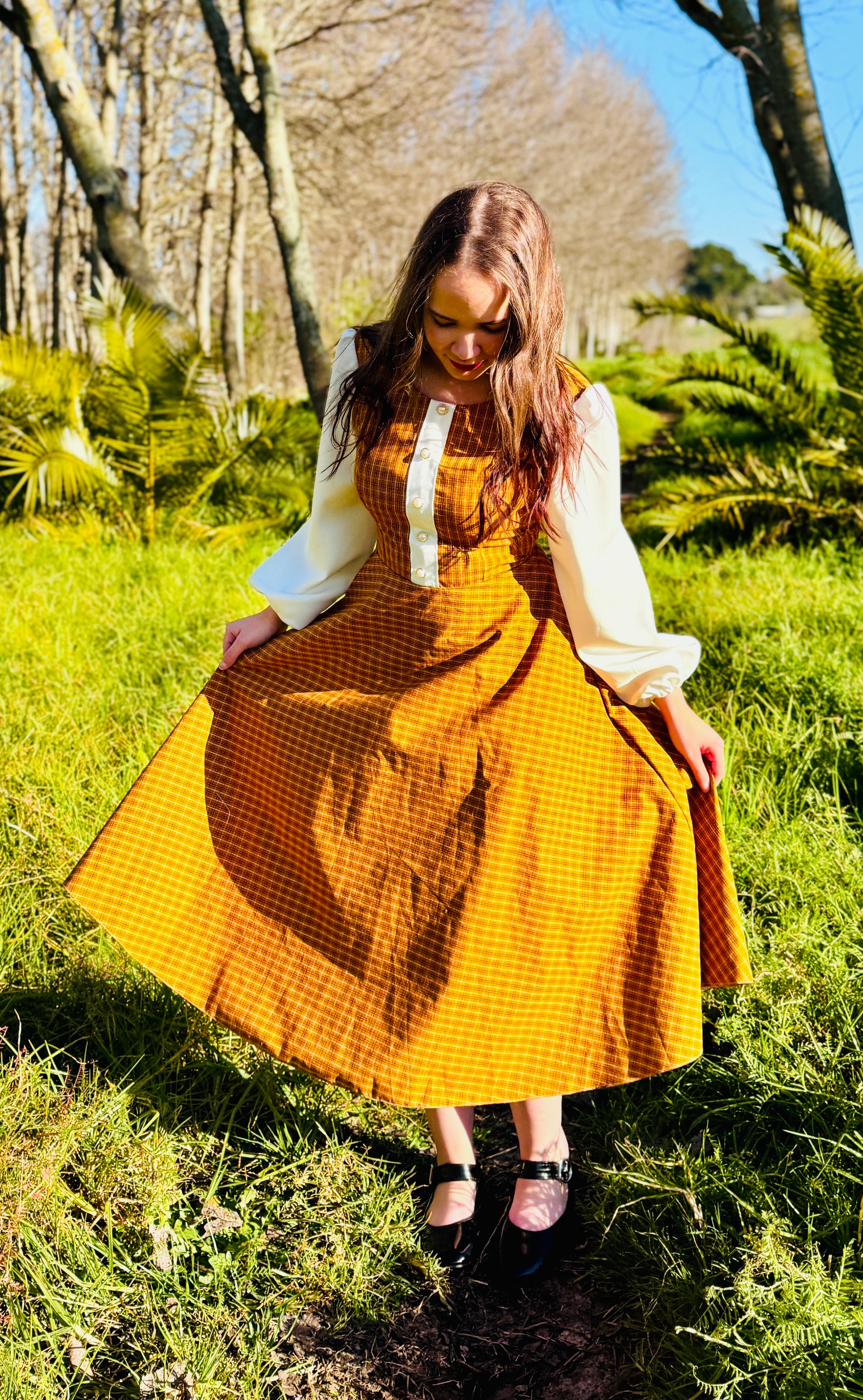 Francesca dress orange