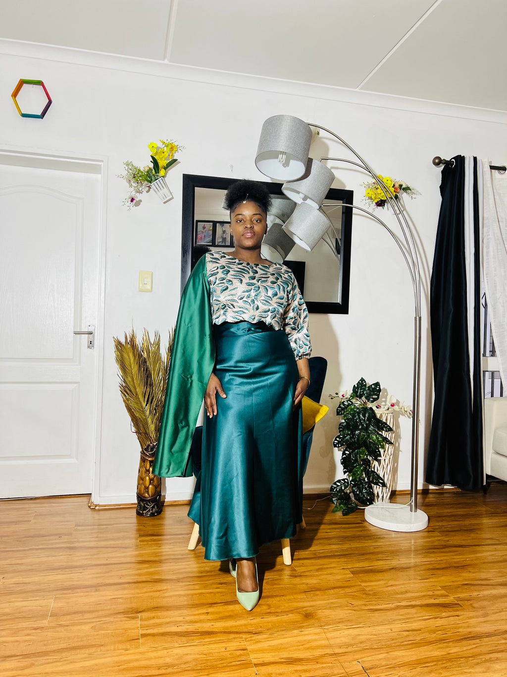 Sapphire Green Dress