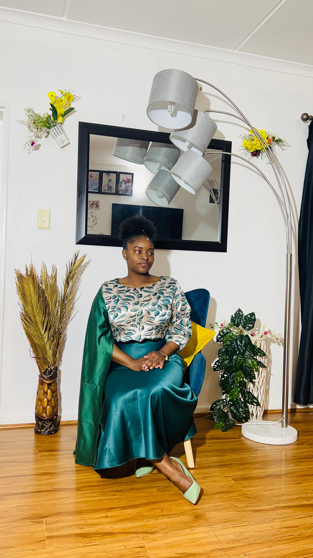 Sapphire Green Dress