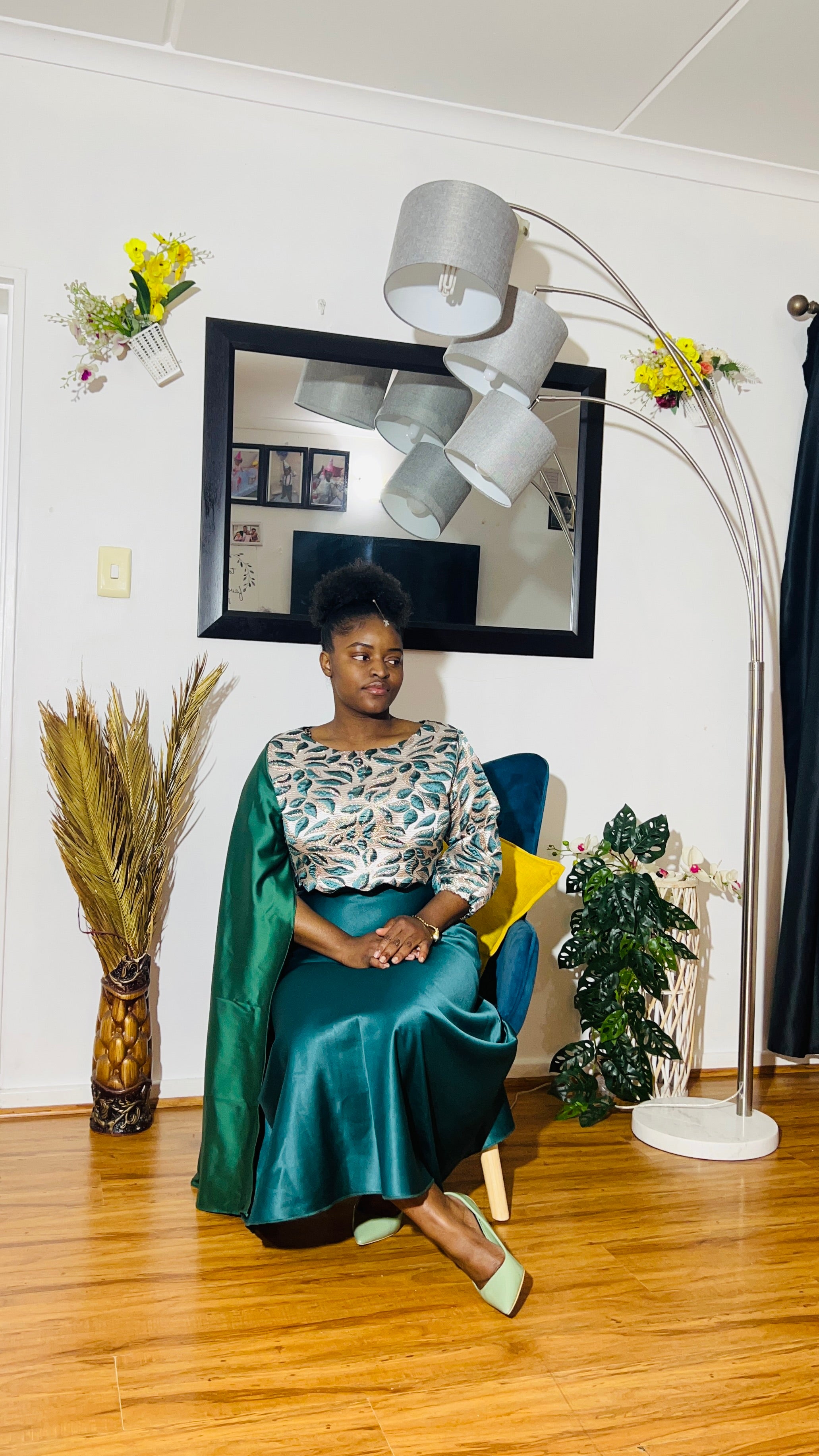 Sapphire Green Dress