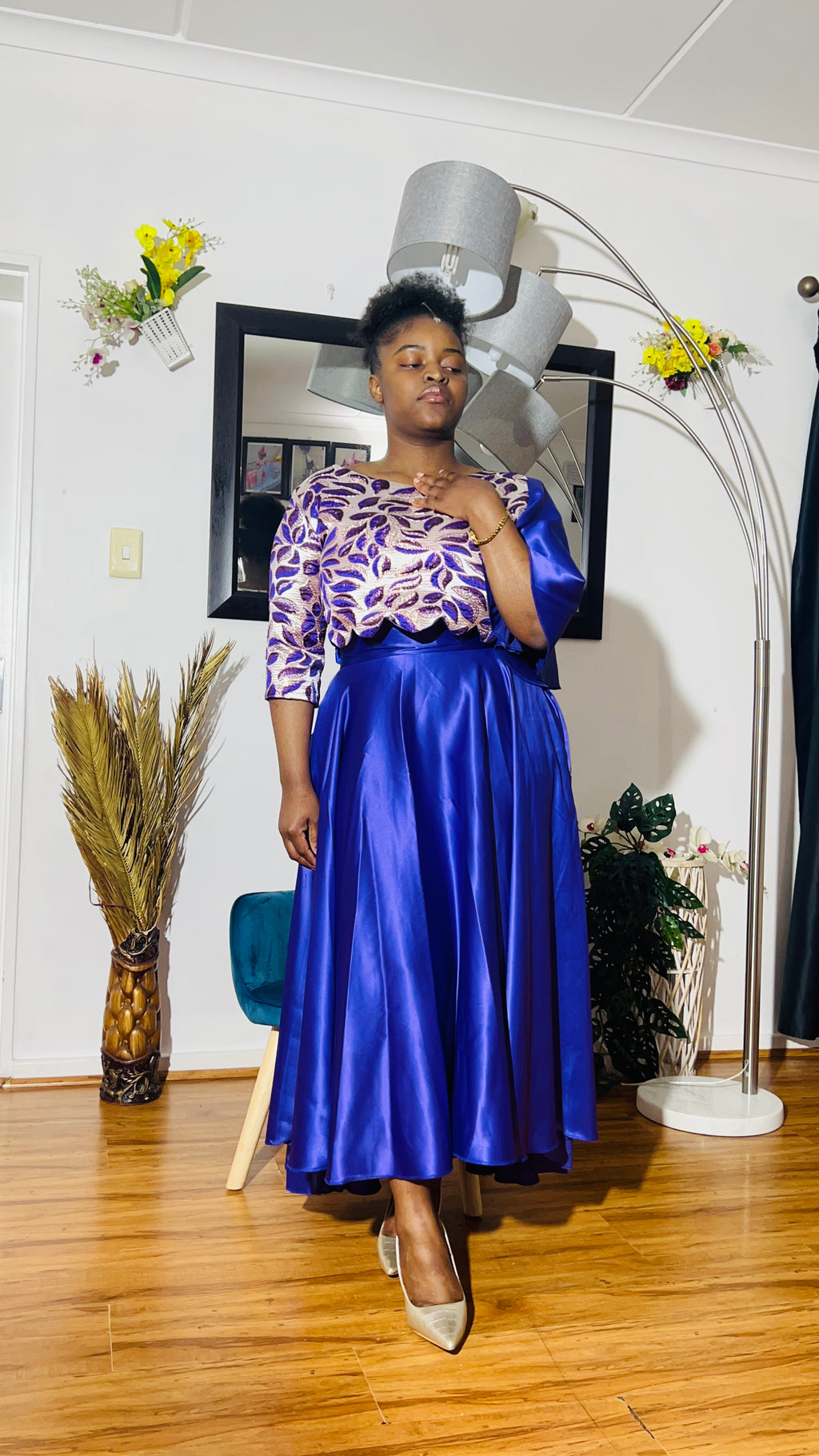 Sapphire Green Dress